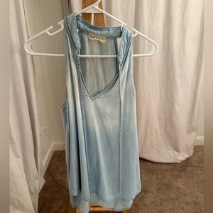 Blue jean-like tank top. Soft.